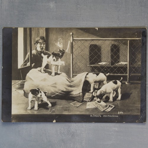 Letter postmen puppies jack - postmen,