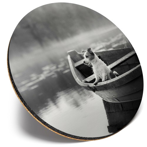 Round single coaster bw - ,