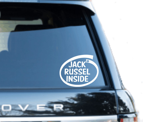 Jack russel inside sticker - inside, jrt